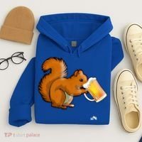 Squirrel Ing Beer For Animal Lovers Gift Beer Squirrel Cute Gift Hoodie thumb 4