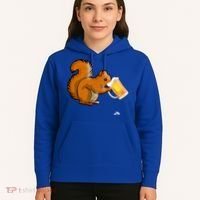 Squirrel Ing Beer For Animal Lovers Gift Beer Squirrel Cute Gift Hoodie thumb 5