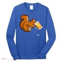 Squirrel Ing Beer For Animal Lovers Gift Beer Squirrel Cute Gift Long Sleeve Shirt thumb 0