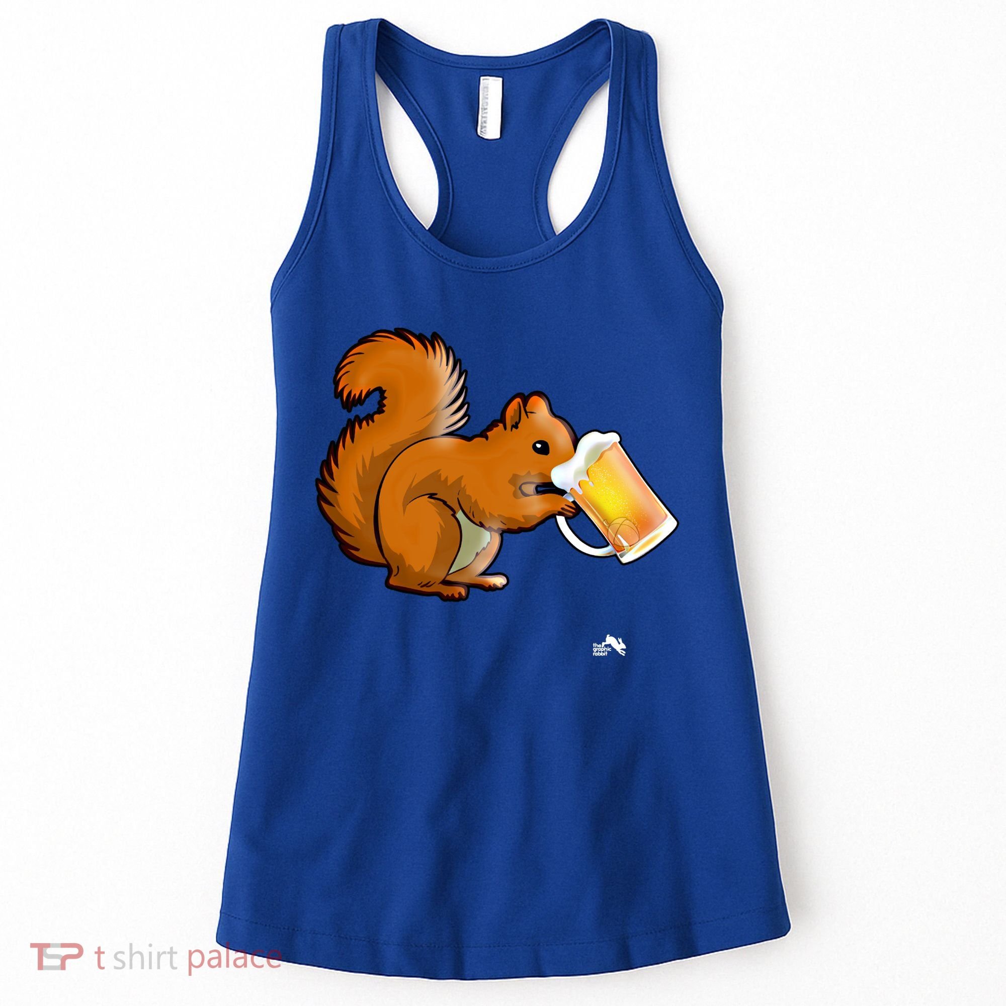 Squirrel Ing Beer For Animal Lovers Gift Beer Squirrel Cute Gift Women's Tank Top