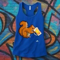 Squirrel Ing Beer For Animal Lovers Gift Beer Squirrel Cute Gift Women's Tank Top thumb 3