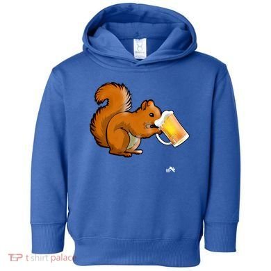 Squirrel Ing Beer For Animal Lovers Gift Beer Squirrel Cute Gift Toddler Hoodie