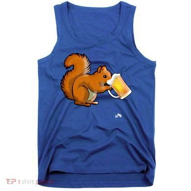 Squirrel Ing Beer For Animal Lovers Gift Beer Squirrel Cute Gift Tank Top