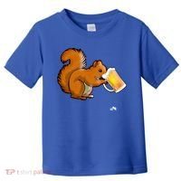 Squirrel Ing Beer For Animal Lovers Gift Beer Squirrel Cute Gift Toddler T-Shirt thumb 0