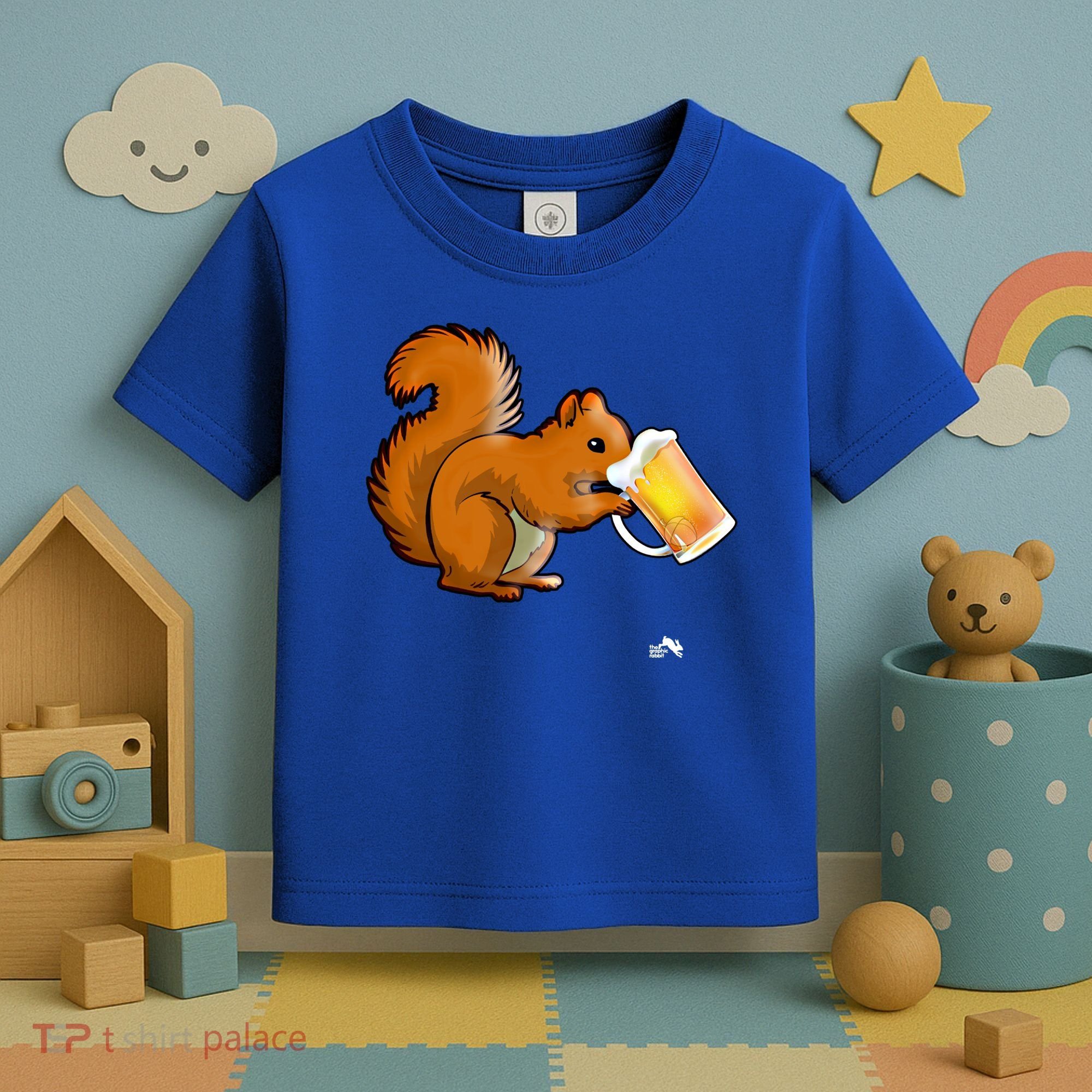 Squirrel Ing Beer For Animal Lovers Gift Beer Squirrel Cute Gift Toddler T-Shirt
