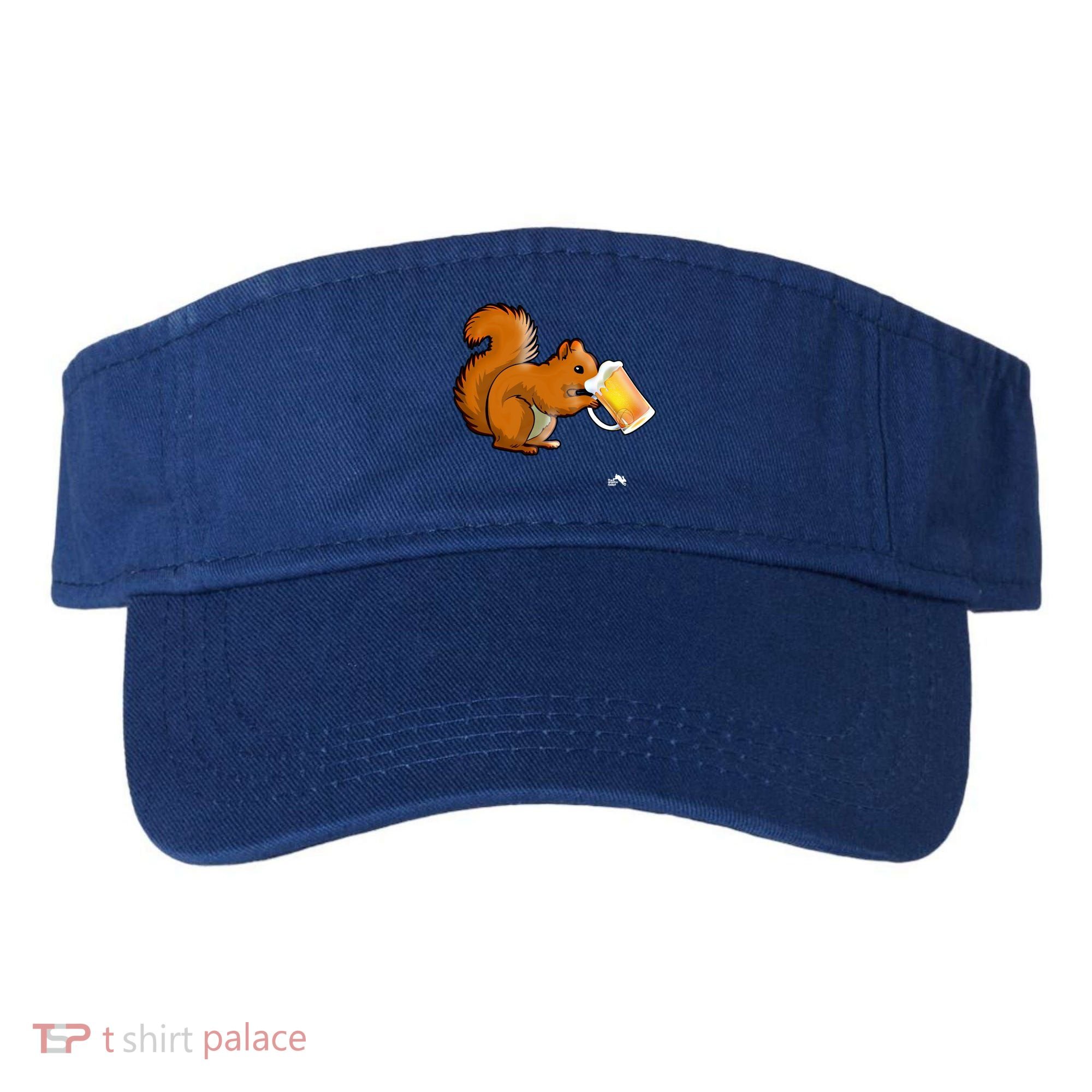 Squirrel Ing Beer For Animal Lovers Gift Beer Squirrel Cute Gift Visor