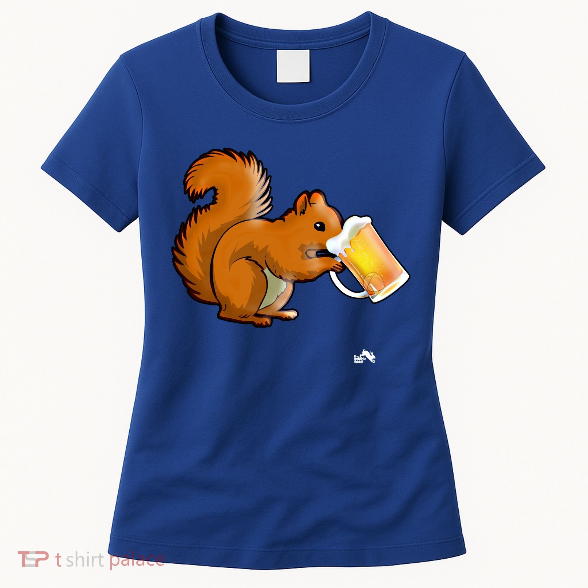 Squirrel Ing Beer For Animal Lovers Gift Beer Squirrel Cute Gift Women's T-Shirt