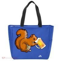 Squirrel Ing Beer For Animal Lovers Gift Beer Squirrel Cute Gift Tote Bag thumb 0