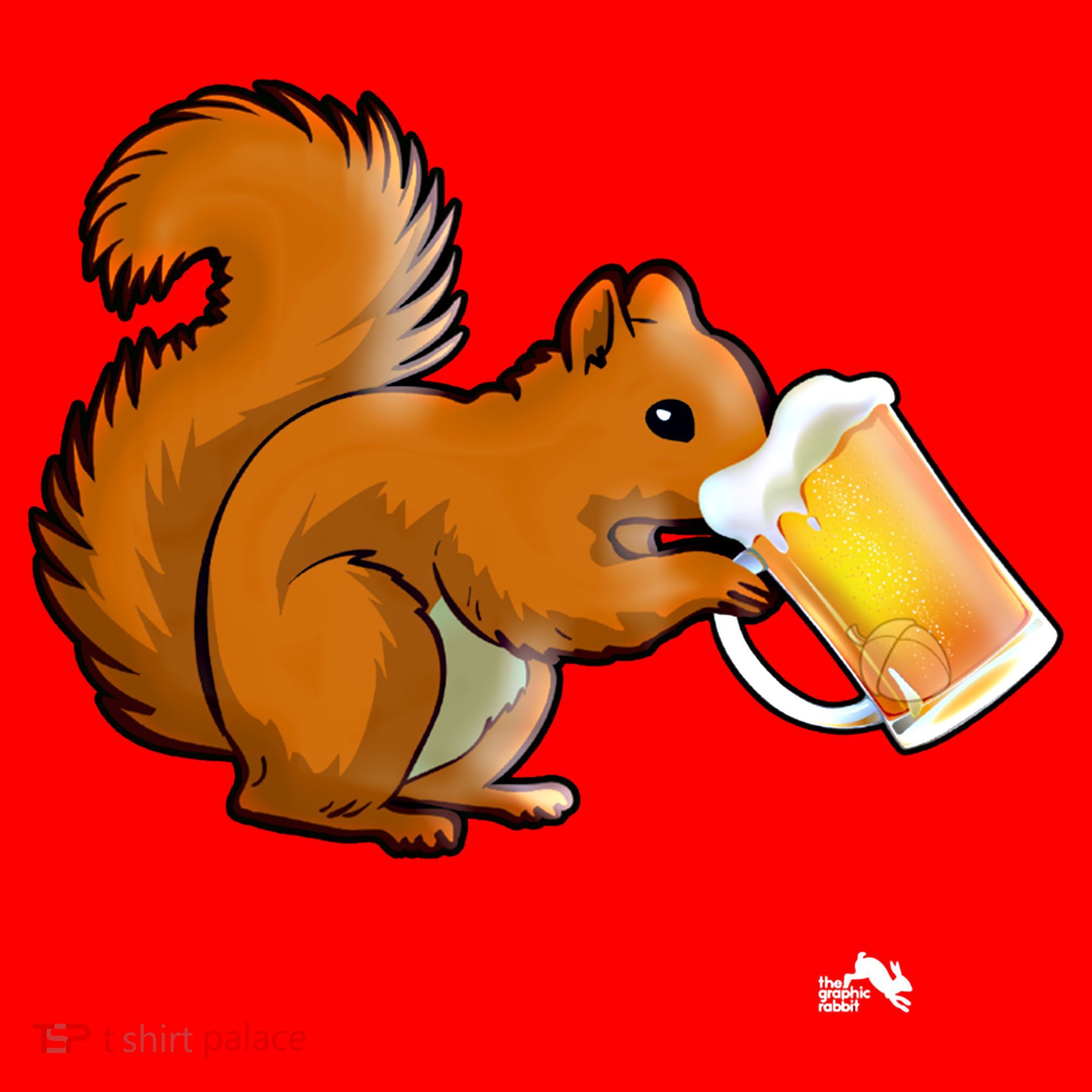 Squirrel Ing Beer For Animal Lovers Gift Beer Squirrel Cute Gift Santa Hat