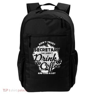 Secretary Ing Coffee Office Humor Administration Boss Funny Gift Backpack