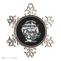 Secretary Ing Coffee Office Humor Administration Boss Funny Gift Ornament thumb 0