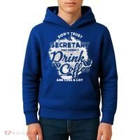 Secretary Ing Coffee Office Humor Administration Boss Funny Gift Kids Hoodie thumb 4