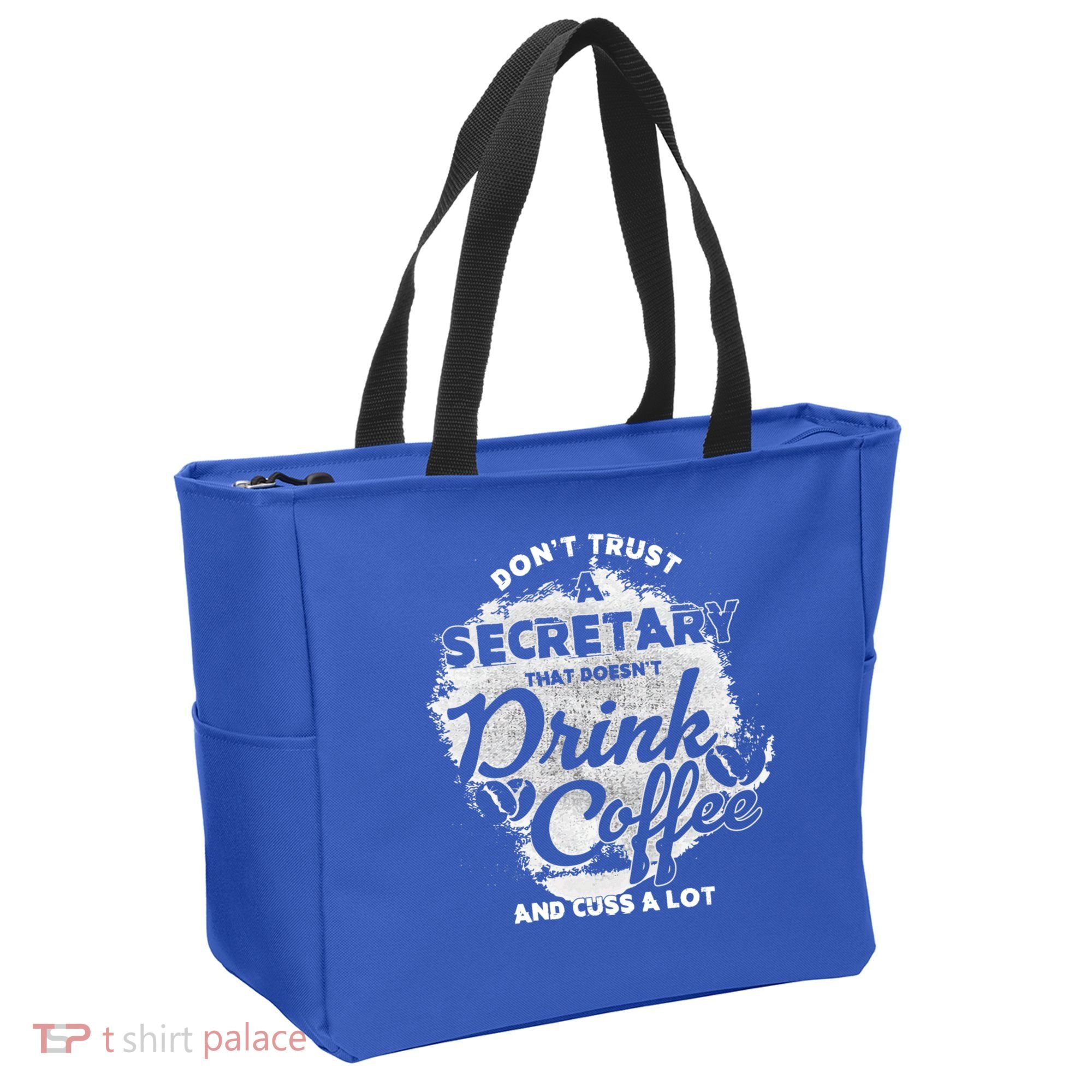 Secretary Ing Coffee Office Humor Administration Boss Funny Gift Tote Bag