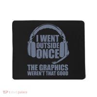 Sorry I Can't Hear You I'm Gaming By Dat Adult Grey I Went Outside Once Mousepad thumb 0