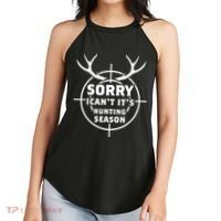 Sorry I Can`t It`s Hunting Season Women's Perfect Tri Rocker Tank thumb 2