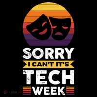 Sorry I CanT ItS Tech Week Backpack thumb 2