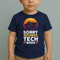 Sorry I CanT ItS Tech Week Toddler T-Shirt thumb 2