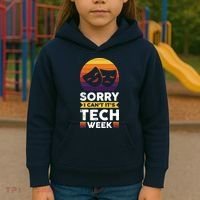 Sorry I CanT ItS Tech Week Kids Hoodie thumb 3