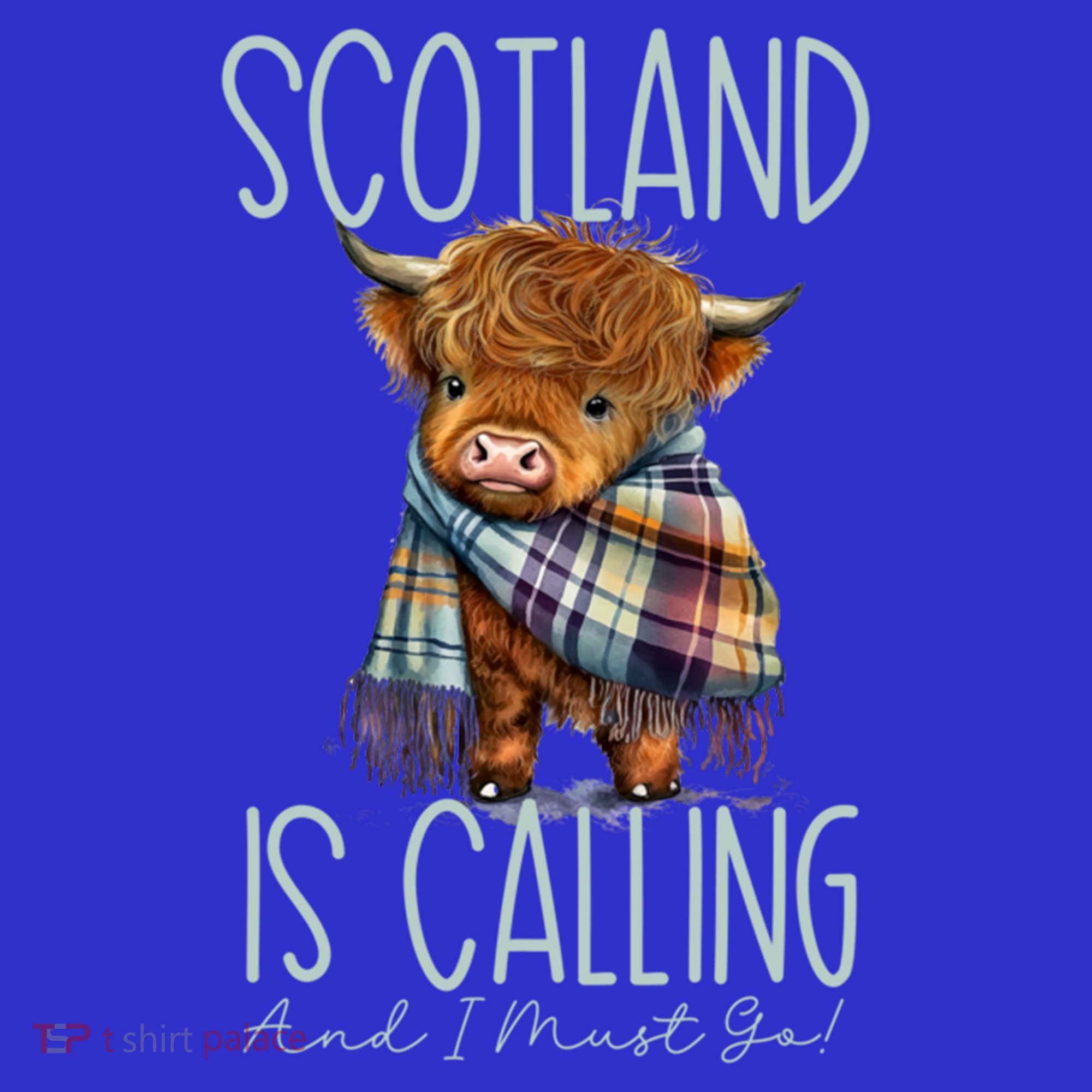 Scotland Is Calling And I Must Go! Highland Cow Gift Mousepad