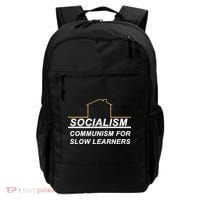 Socialism Is Communism For Slow Learners Backpack thumb 0