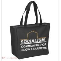 Socialism Is Communism For Slow Learners Tote Bag thumb 2