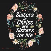 sisters in christ for life cute faithful Women's Hoodie thumb 2