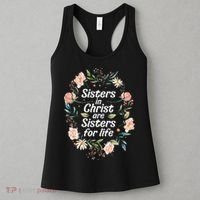 sisters in christ for life cute faithful Women's Tank Top thumb 3