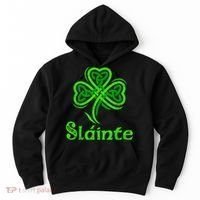 Slainte Irish Cheers Good Health St Patricks Day Slainte Hoodie thumb 0