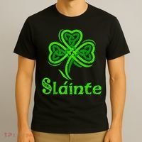 Slainte Irish Cheers Good Health St Patricks Day Slainte T-Shirt thumb 3