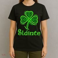 Slainte Irish Cheers Good Health St Patricks Day Slainte T-Shirt thumb 4