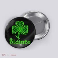 Slainte Irish Cheers Good Health St Patricks Day Slainte Button thumb 0