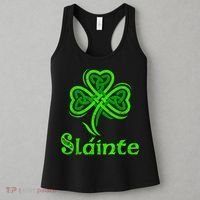 Slainte Irish Cheers Good Health St Patricks Day Slainte Women's Tank Top thumb 3