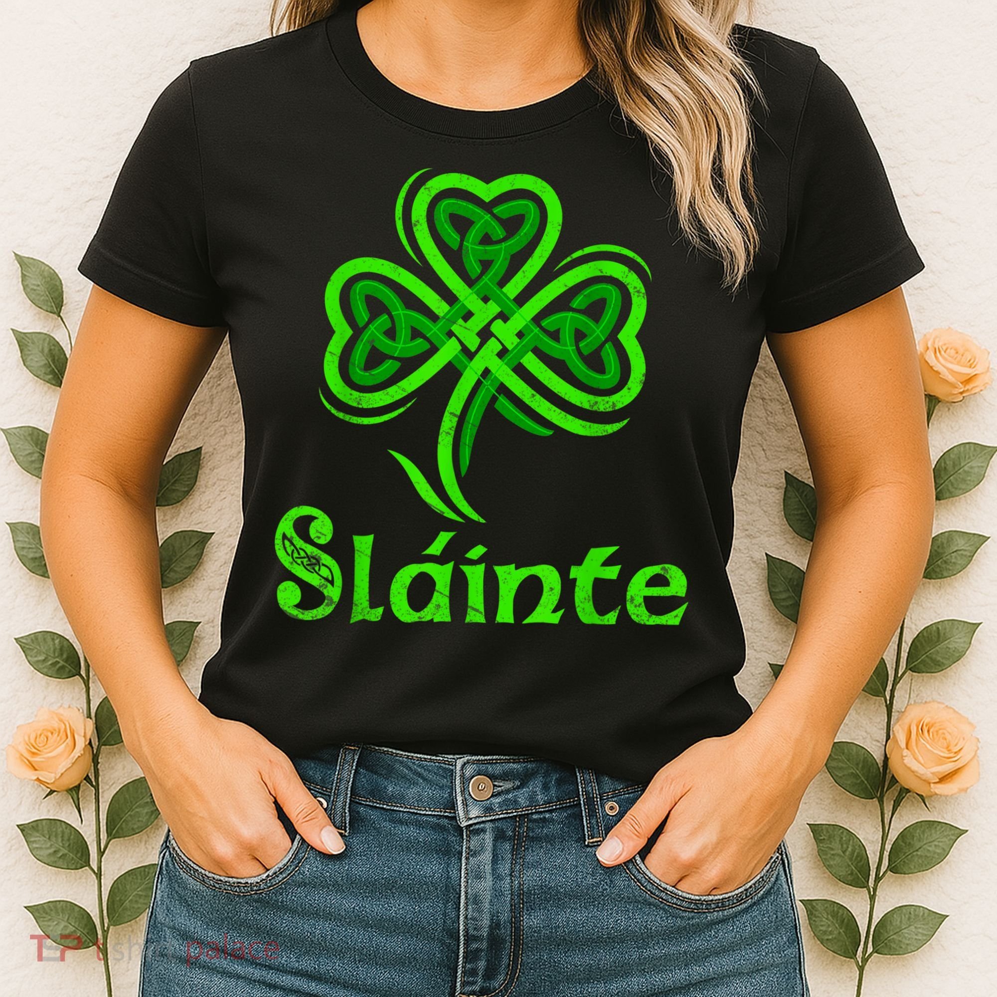 Slainte Irish Cheers Good Health St Patricks Day Slainte Women's T-Shirt