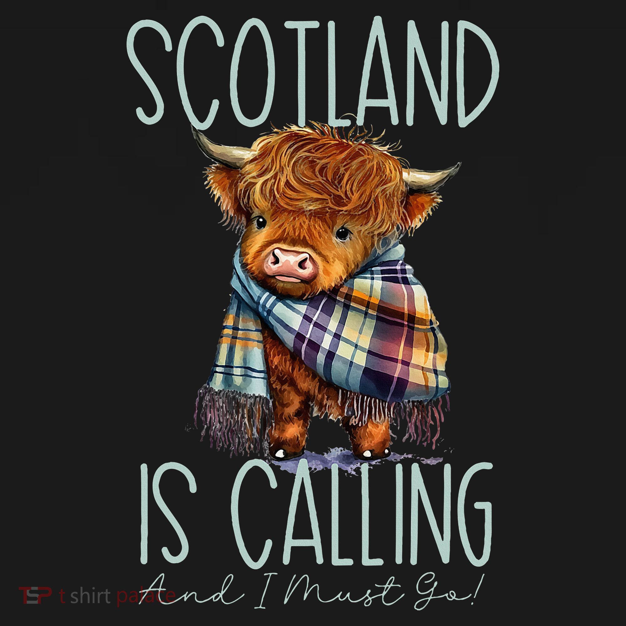 Scotland Is Calling And I Must Go! Highland Cow Women's Hoodie