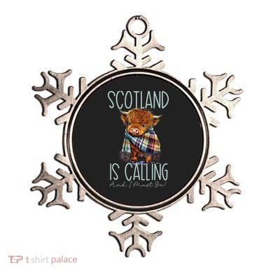 Scotland Is Calling And I Must Go! Highland Cow Ornament