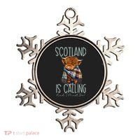 Scotland Is Calling And I Must Go! Highland Cow Ornament thumb 0