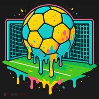 Soccer Ice Cream Drip Doggie Tank thumb 4