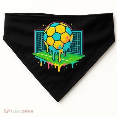 Soccer Ice Cream Drip USA-Made Doggie Bandana