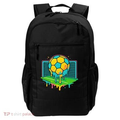 Soccer Ice Cream Drip Backpack