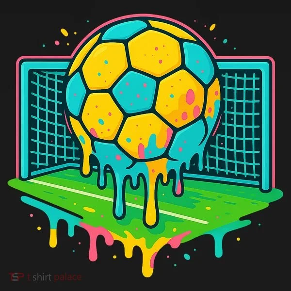 Soccer Ice Cream Drip Bucket Hat