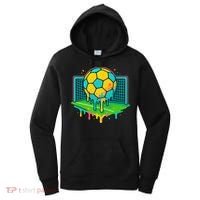 Soccer Ice Cream Drip Women's Hoodie thumb 0