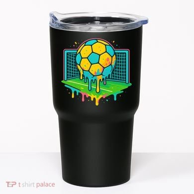 Soccer Ice Cream Drip Tumbler