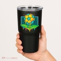 Soccer Ice Cream Drip Tumbler thumb 2