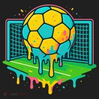 Soccer Ice Cream Drip Tumbler thumb 3