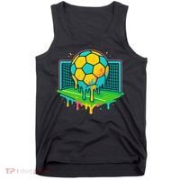 Soccer Ice Cream Drip Tank Top thumb 0