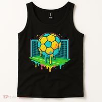 Soccer Ice Cream Drip Tank Top thumb 2