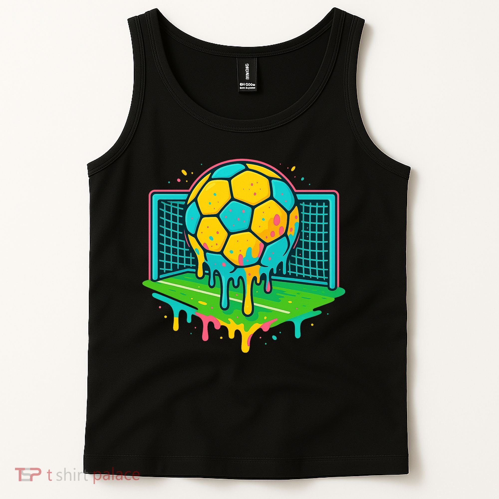 Soccer Ice Cream Drip Tank Top