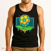 Soccer Ice Cream Drip Tank Top thumb 3