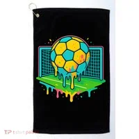 Soccer Ice Cream Drip Golf Towel thumb 0