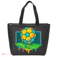 Soccer Ice Cream Drip Tote Bag thumb 0